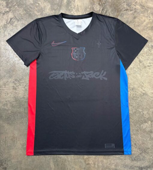 Travis Scott x FC Barcelona Match Away Cactus Jack Jersey 2025 Cactus Jack Merch Fan Gifts